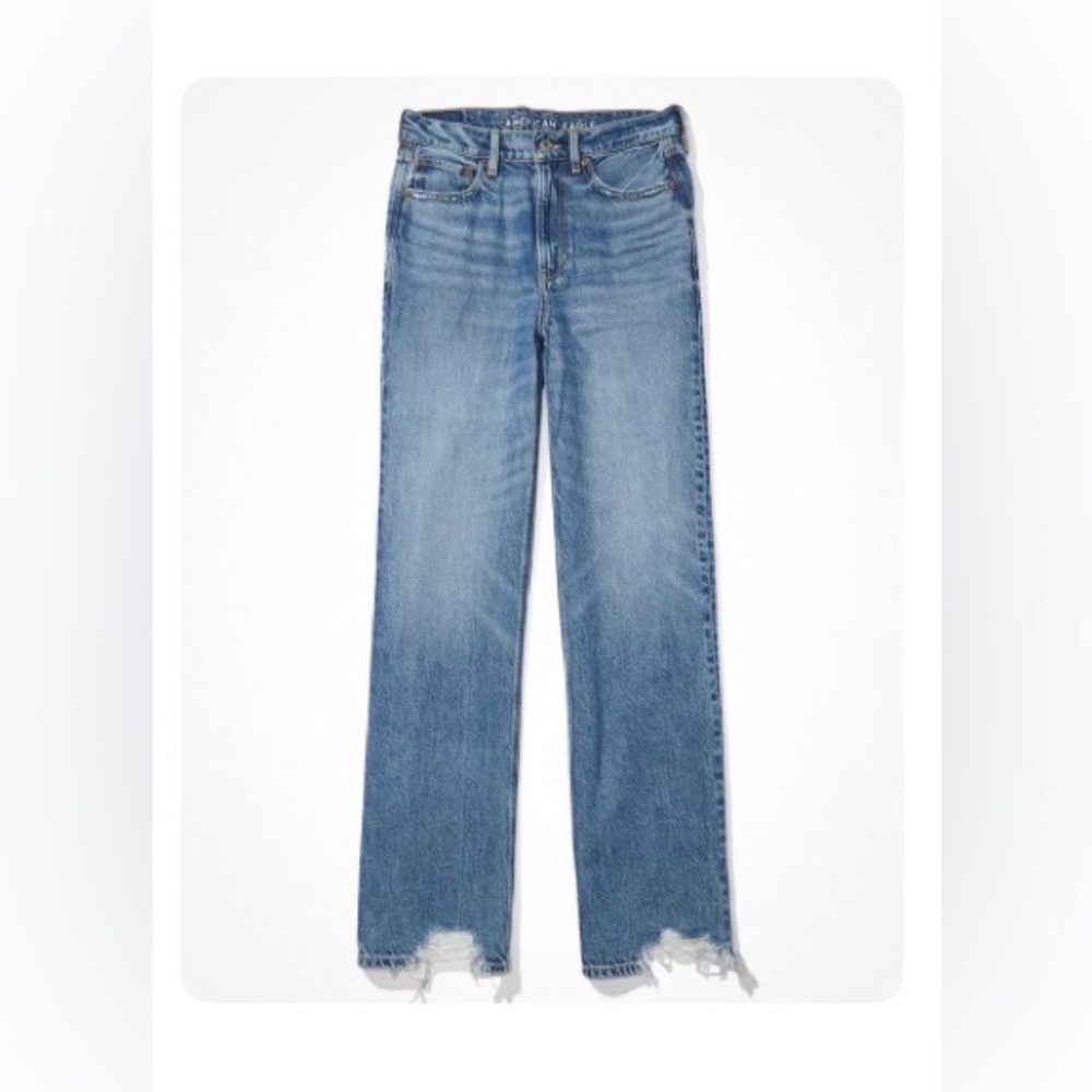 AE Dreamy Drape Super High-Waisted Baggy Wide-Leg Jean